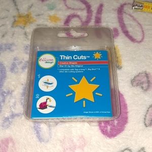 Ellison sizzix thin cuts star #1